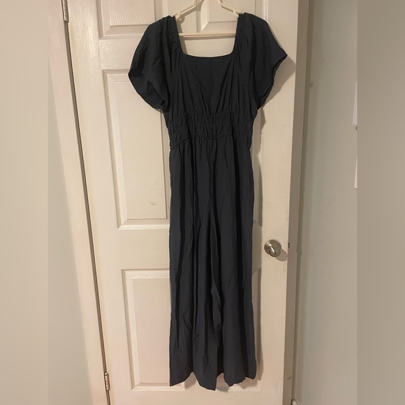 Madewell navy wide leg jumpsuit - Picture 6 of 9